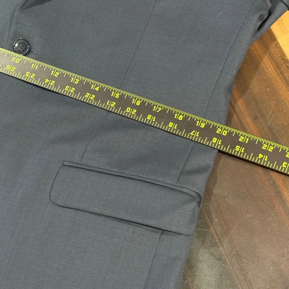 JOS. A. BANK Mens Blazer 43L Slim-Fit Traveler's Collection 100% Wool Sport Coat
